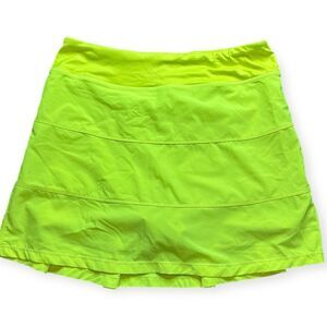 TAYLOR JORDAN Women’s Neon Green Tour Tennis/Golf Skorts Skorzie Size 4